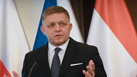 FILE PHOTO: Slovak Prime Minister Robert Fico.