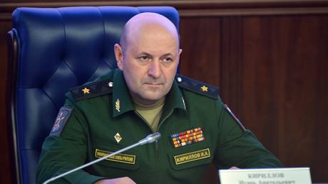 Head of the Radiation, Chemical and Biological Protection Forces of the Russian Armed Forces, Igor Kirillov.