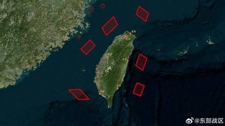 China initiates ‘blockade’ exercises surrounding Taiwan