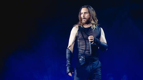 Jared Leto at Germania Insurance Amphitheater, August 30, 2024 in Austin, Texas.