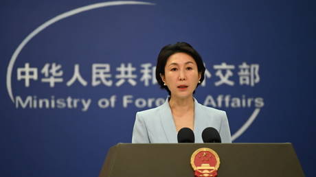 Chinese Foreign Ministry spokesperson Mao Ning.