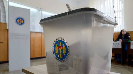 FILE PHOTO. Ballot box in Moldova