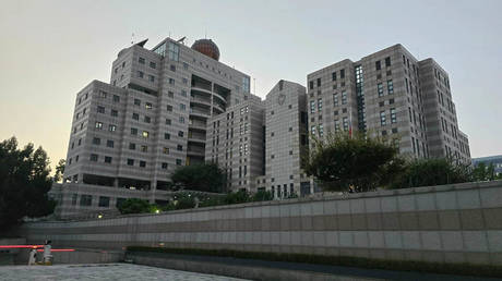  The building of the Embassy of the Russian Federation in the Republic of Korea.