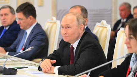 Putin states that abandoning the US dollar 'keeps politics out of economic development'