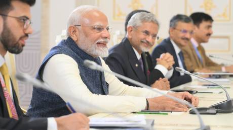 Indian Prime Minister Narendra Modi met with Russian President Vladimir Putin during the XVI BRICS Summit in Kazan on the sidelines.