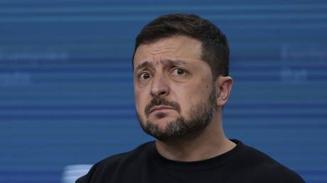 FILE PHOTO: Ukrainian leader Vladimir Zelensky.