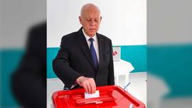 Exit polls show landslide win for North African leader