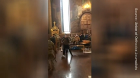 Ukrainian diocese ‘goes underground’ after raid on cathedral