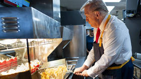 Trump makes French fries at McDonald’s (VIDEO)