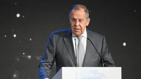 Russian Foreign Minister Sergey Lavrov.