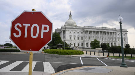 A view of the US Senate office.