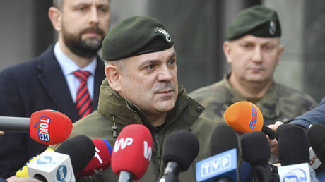 Poland's leading military officer calls for readiness for conflict with Russia