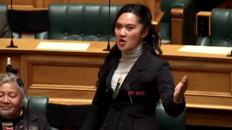 Maori MPs Execute Haka in Parliamentary Session