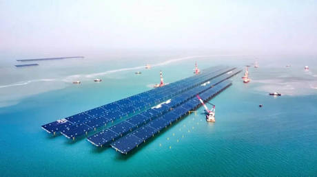 China activates the world's biggest open sea solar farm