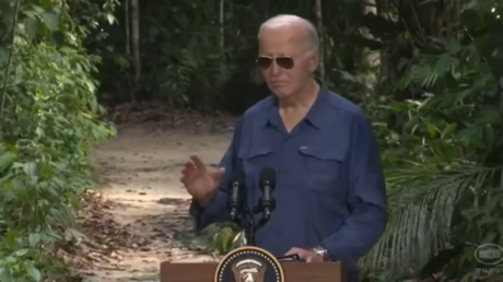 WATCH: Biden Strolls Into the Jungle