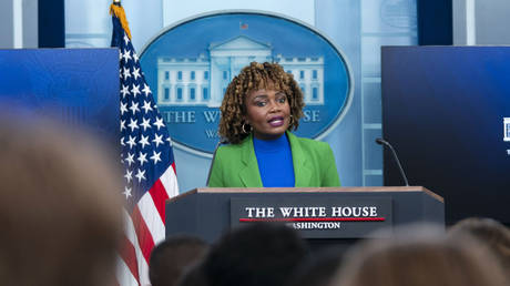 FILE PHOTO: White House spokeswoman Karine Jean-Pierre