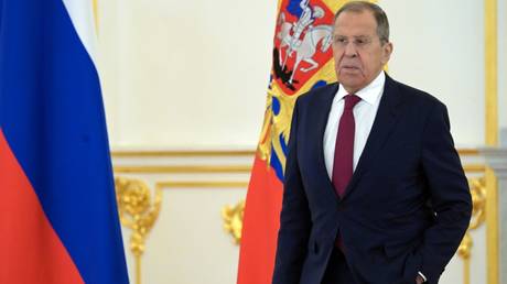  Russian Foreign Minister Sergey Lavrov attends a ceremony at the Kremlin in Moscow.