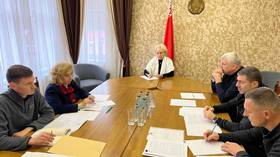 Russian and Ukrainian officials meet in Belarus