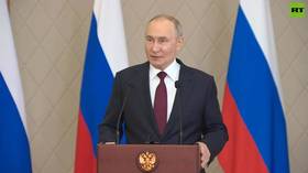 LATEST: Putin gives press conference in Astana