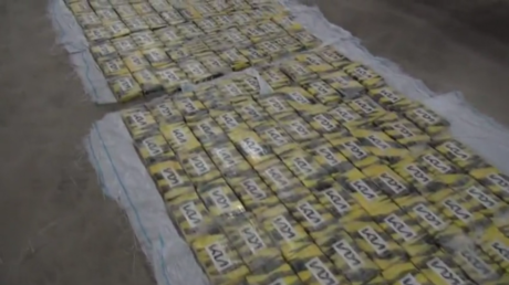 Russia seizes half a ton of Colombian cocaine (VIDEO)