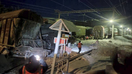 One dead and dozens injured in train collision in Russia