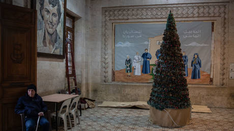 Protests erupt in Syria following Christmas tree burning