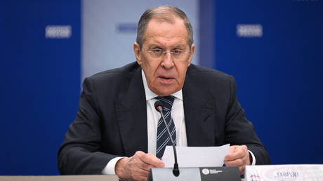 FILE PHOTO: Russian Foreign Minister Sergey Lavrov.