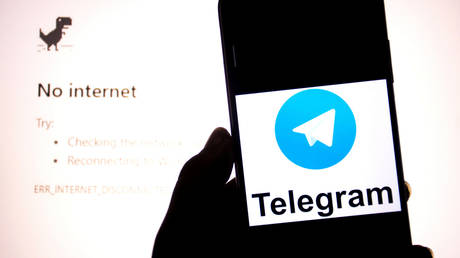 Telegram blocking Russian media in EU