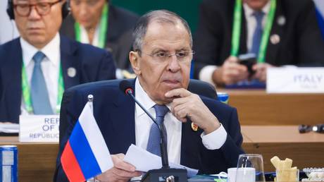 Russian Foreign Minister Sergey Lavrov