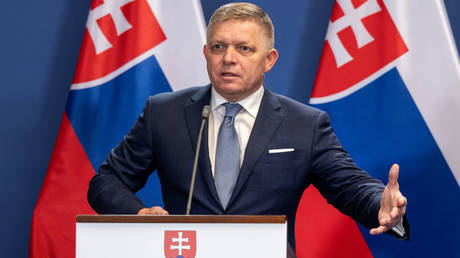 FILE PHOTO: Slovakia's prime minister Robert Fico.