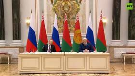 Putin and Lukashenko make joint stetament