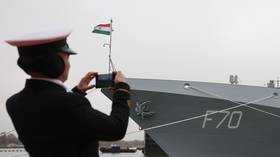 Russian-built Indian warship sets sail for maiden operation