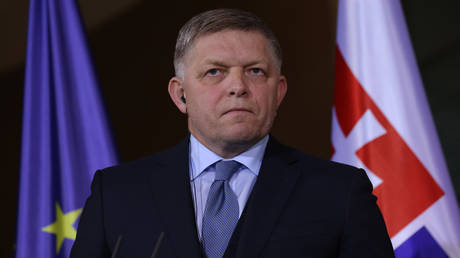 FILE PHOTO: Slovak Prime Minister Robert Fico.