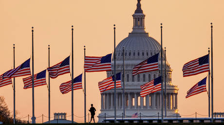 Trump expresses anger over US flags at half-mast during his inauguration