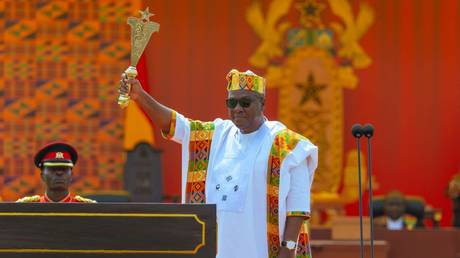 Ghana’s former leader takes office after years in opposition