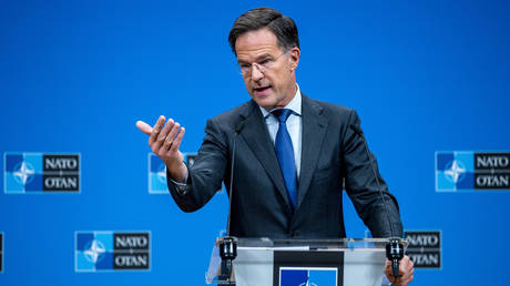 FILE PHOTO: NATO Secretary General Mark Rutte