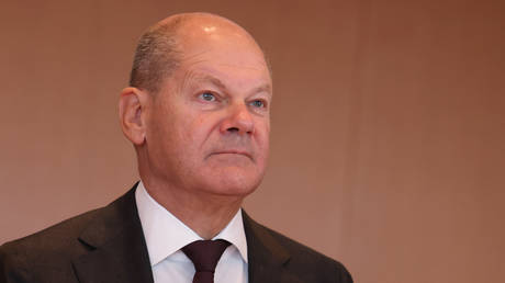 FILE PHOTO: German Chancellor Olaf Scholz.