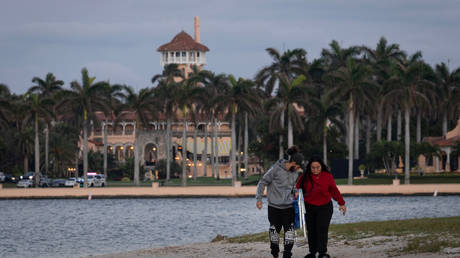 FILE PHOTO. President-elect Donald Trump's Mar-a-Lago Club in Florida.