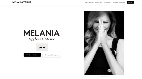 Meme coin associated with Trump plummets following launch of Melania's own coin