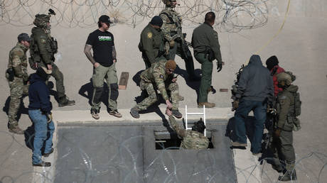 Binational operation dismantles human trafficking tunnel in Ciudad Juarez, Mexico on January 10, 2025.