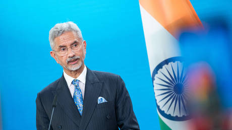 Subrahmanyam Jaishankar, Foreign Minister of India, speaks at a press conference in Berlin on in September 2024.