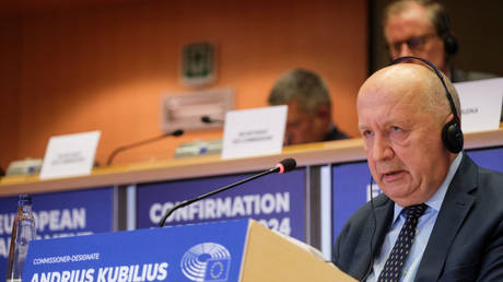 FILE PHOTO: Andrius Kubilius, EU Commissioner for Defense and Space