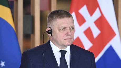 FILE PHOTO: Slovak Prime Minister Robert Fico