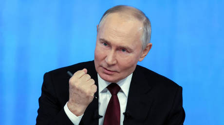 FILE PHOTO: Russian President Vladimir Putin.