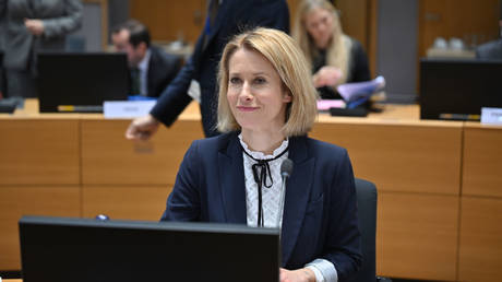 EU High Representative for Foreign Affairs and Security Policy Kaja Kallas attends an EU foreign ministers' meeting in Brussels, Belgium, January 27, 2025