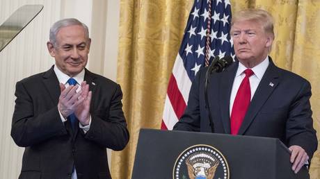 FILE PHOTO: Israeli Prime Minister Benjamin Netanyahu and US President Donald Trump.