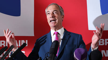 FILE PHOTO: Nigel Farage.