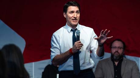 Canadian Prime Minister Justin Trudeau speaks at the US-Canada Economic Summit.