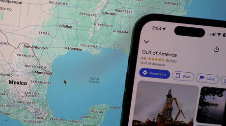 Google renames Gulf of Mexico