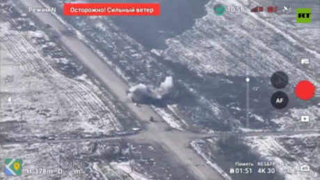 Ukrainian shells and drones strike near UN nuclear inspectors (MOD VIDEO)